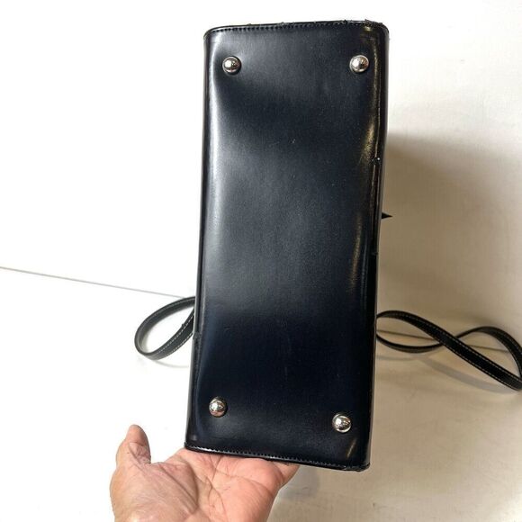 kate spade new york Womens Mini Small Purse Handbag Stripe Bow Multicolor Canvas - Picture 9 of 11